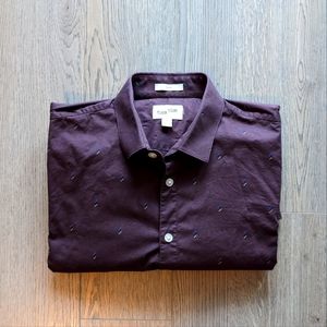 Casual Plum Button Down, Frank & Oak (size M)
